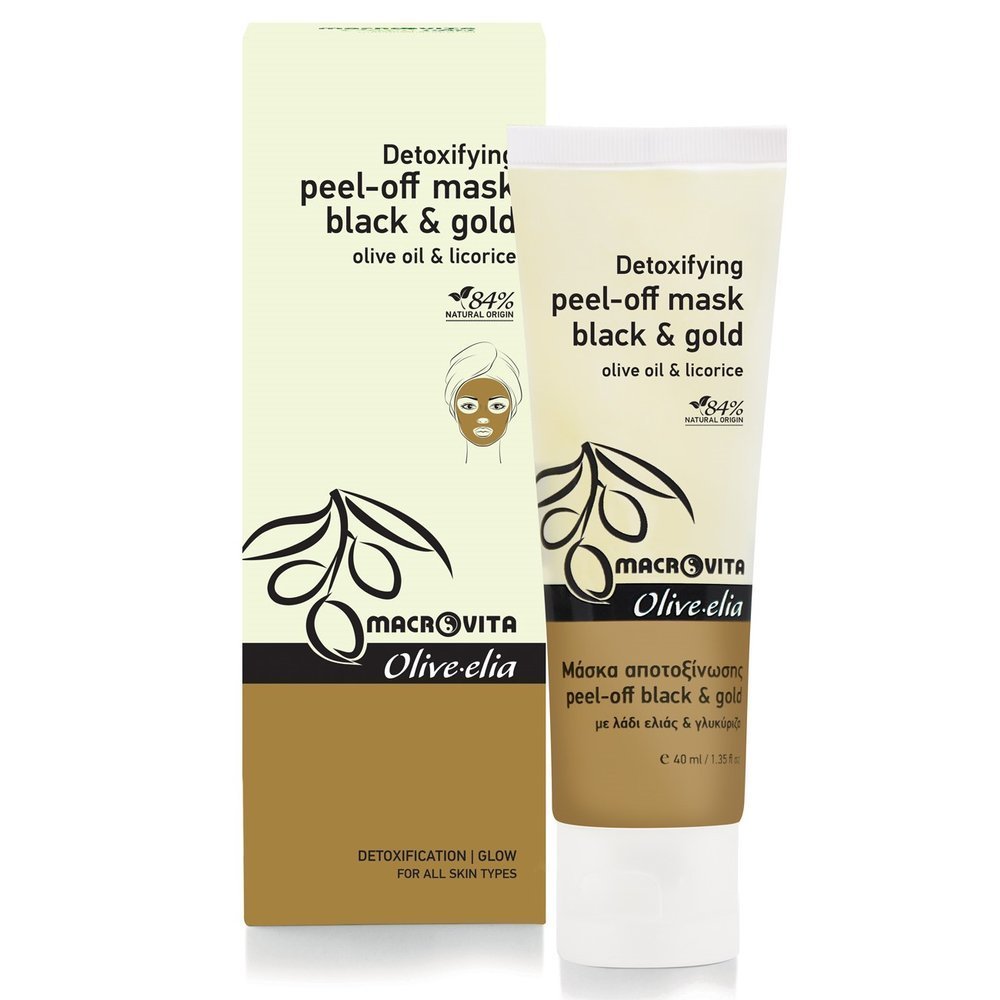 Detoxifying black & gold peel-off mask