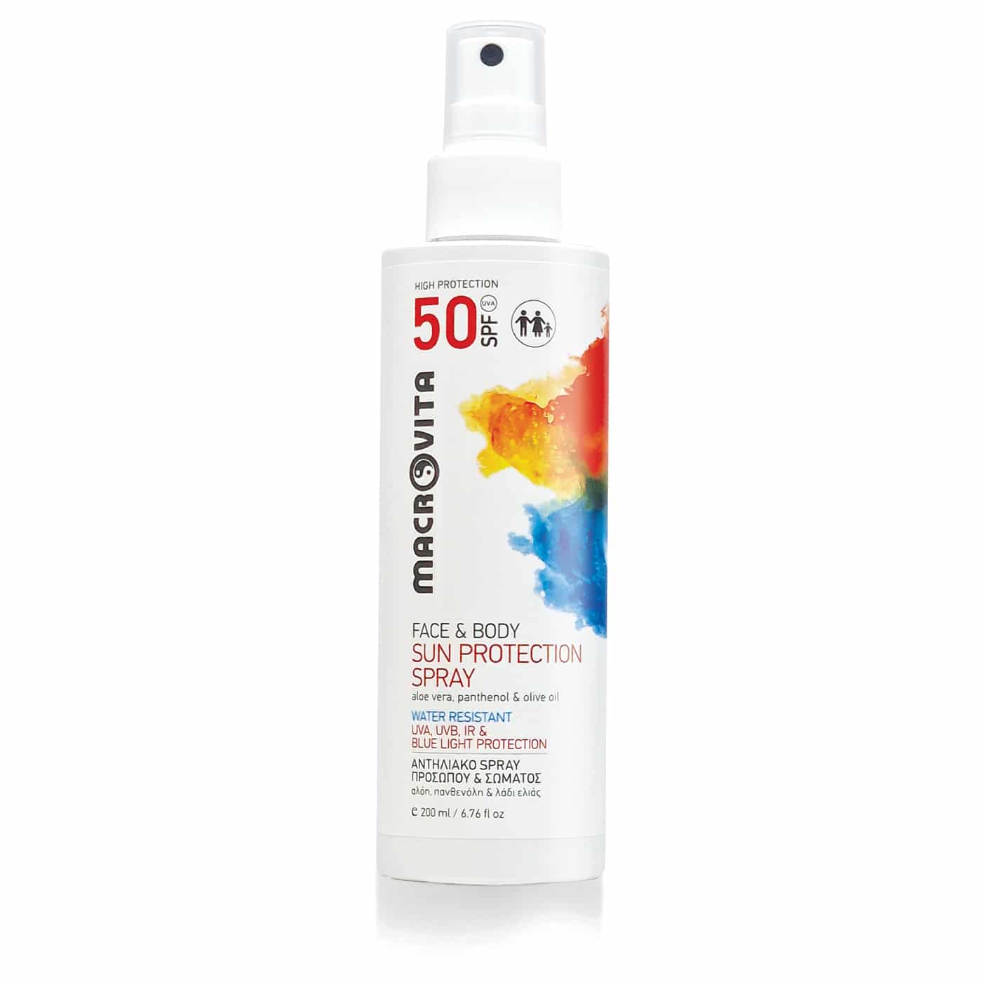Sprej za zaštitu od sunca za lice i telo SPF 50